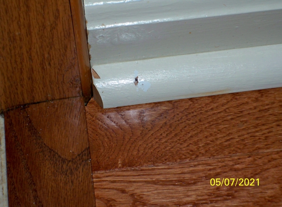 Hagerstown Floors - Hagerstown, MD. gap in floor board cut too short after repair