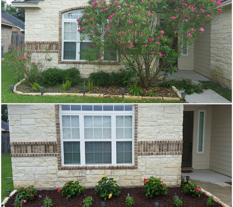 Dusty Truck Landscaping LLC - Victoria, TX. Landscaping before and after