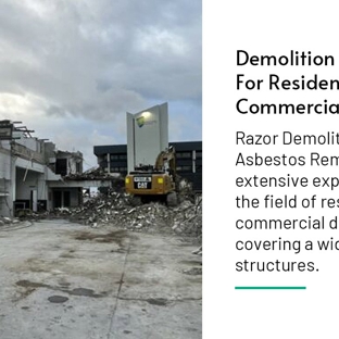 Razor Demolition & Asbestos Removal Pty Ltd - Paget, QLD. Demolition Services For Residential & Commercial Projects
