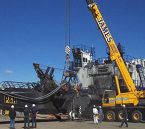 James Contract Supplies - Wingfield, SA. Crane Hire Adelaide, South Australia, Lifting Up To 140 Tonne