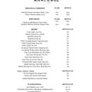 Analogue Room - Bars