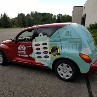 Riffland Solutions - Minneapolis, MN. JB Anderson's completed vehicle graphics.  Designed and Installed by Riffland Solutions team!!