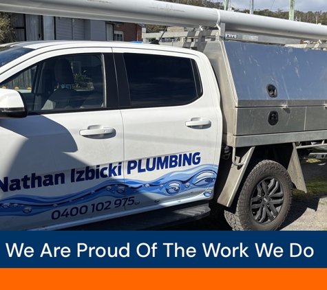 Nathan Izbicki Plumbing - Geilston Bay, TAS. We Are Proud Of The Work We Do