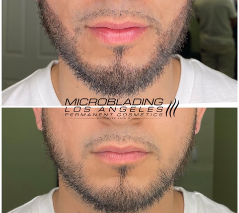 Microblading Los Angeles - Los Angeles, CA. Mens Beard Tattoo by Microblading Los Angeles