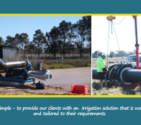 Mick Hogan Excavations Poly Irrigation - Numurkah, VIC. We Are Focused On Delivering Quality Services And Products