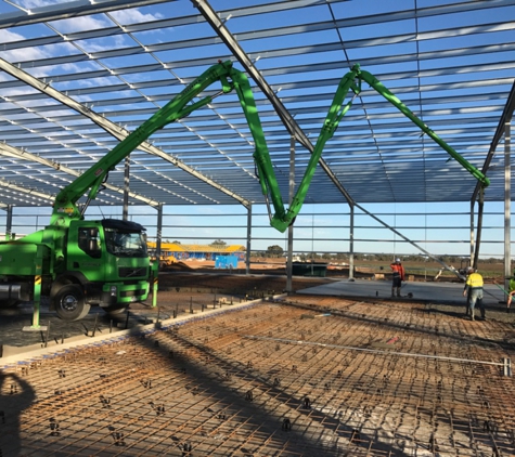 George's Concrete Pumping Services Pty Ltd. We can maneuver our line pump to work underneath built construction