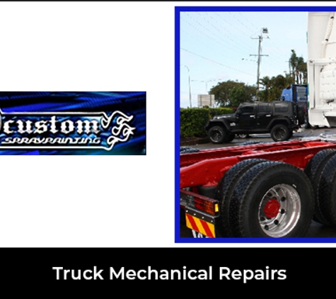 PJ's Custom Pty ltd - Rocklea, QLD. Truck Mechanical Repairs