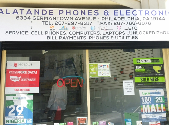 Alatande Phone and Electronics - Philadelphia, PA. Alatande phones and electronics