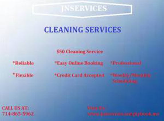 JNSERVICES $50 CLEANING/JANITORIAL SERVICES - San Bernardino, CA