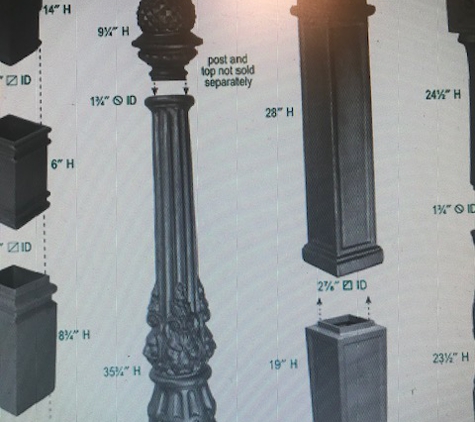 A.C.I. Supply, Co., Inc. - Nashville, TN. CAST IRON POSTS IN - STOCK