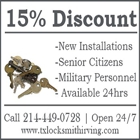 Locksmith Irving TX