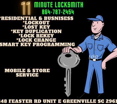 11 Minute Locksmith - Greenville, SC