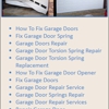 Burbank Garage Door Spring Repair gallery