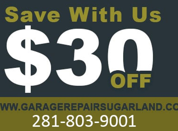 Garage Repair Sugar Land TX - Sugar Land, TX