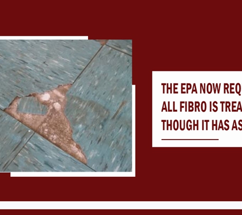 All Town Skips - Killarney Vale, NSW. The EPA now require that all fibro is treated as though it has asbestos in it.