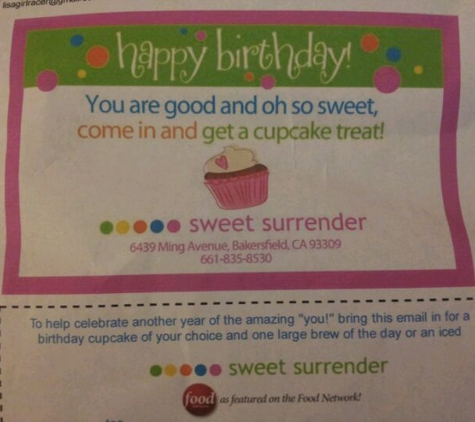 Sweet Surrender Bakery - Bakersfield, CA
