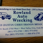 Rowland Auto Wrecking Inc