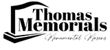 Thomas Memorials Logo