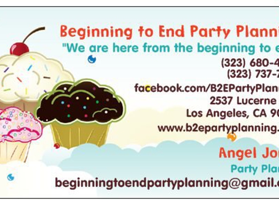 Beginning to End Party Planning - Los Angeles, CA