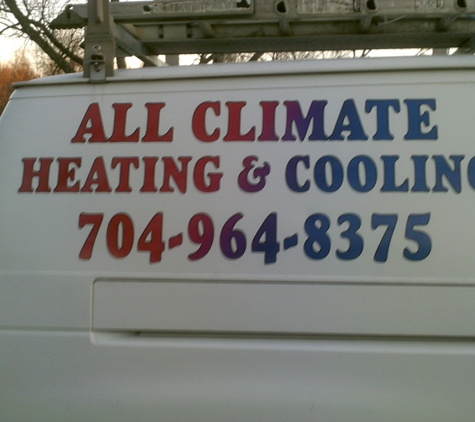 all climate heating & cooling - Gastonia, NC