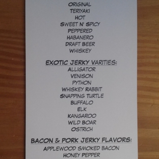 Camouflage Dave's Jerky Shop and More - Ormond Beach, FL. Camo Dave's Jerky Menu 