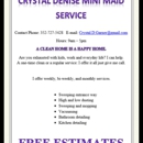 Crystal Denise Mini Maid Service - House Cleaning