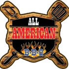 All American BBQ (Barbecue) Smoked Ribs & Mesquite Fire Pit