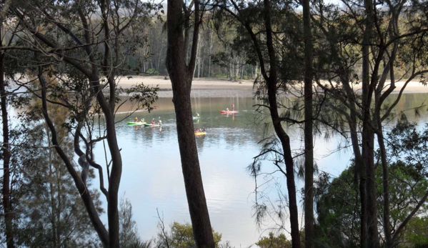 Cains Law At Broulee - Broulee, NSW. Kayak on Cullendulla Creek