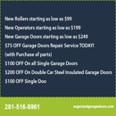 Sugar Land Garage Doors - Garage Doors & Openers