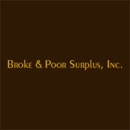 Broke & Poor Surplus, Inc. - Surplus & Salvage Merchandise