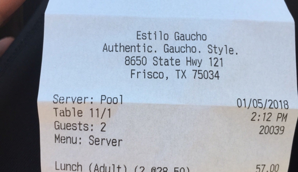 Estilo Gaucho Brazilian Steakhouse - Frisco, TX