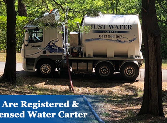 Just Water Cartage - Bulla, VIC. We Are Registered & Licensed Water Carter