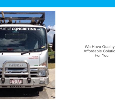 Versatile Concrete & Excavation - Carina, QLD. We Have Quality & Affordable Solutions For You