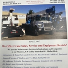 Krane Techs Equipment Service