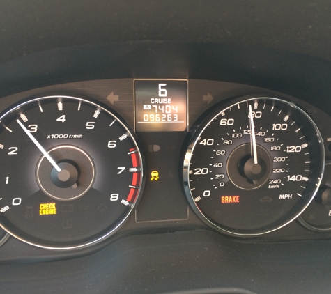 Paul Miller Subaru - Parsippany, NJ. Check Engine light less than 50 miles after driving it off the lot.