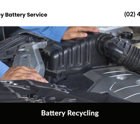 Key Battery Service - West Wollongong, NSW. Battery Recycling