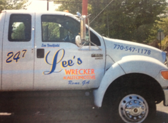 Lee's Wrecker & Automotive - Rome, GA