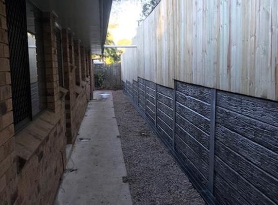 Mister Landscaper - Cleveland, QLD. The new wall that lets heaps of light in now
