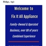 Fix it All Appliance Repair