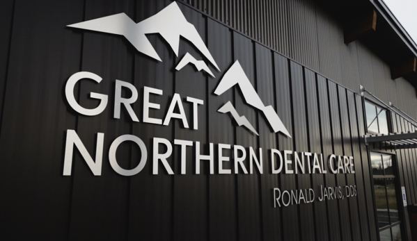 Ronald Jarvis, DDS - Great Northern Dental Care, PC - Kalispell, MT. Signage
