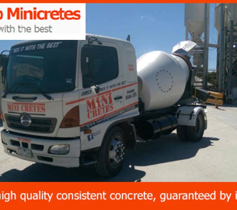 Bendigo Mini Cretes - Eaglehawk, VIC. Mawsons' high quality consistent concrete, guaranteed by its integrity.