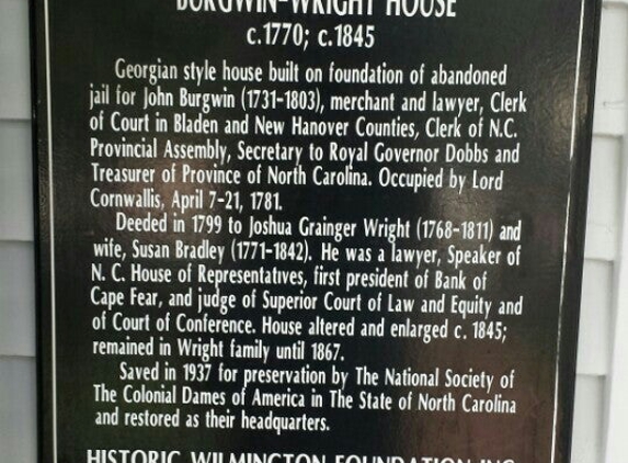 Burgwin-Wright Museum House - Wilmington, NC