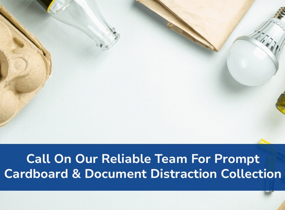 North Queensland Recycling Agents - Bungalow, QLD. Call On Our Reliable Team For Prompt Cardboard & Document Distraction Collection