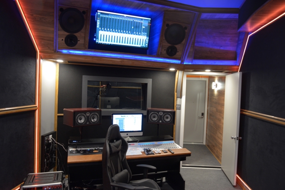 Maximus Music Records recording studio - Charlotte, NC. Studio B Control Room