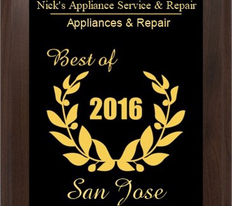 Nick's Appliance Repair - San Jose, CA
