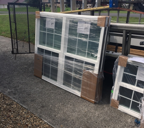 Window World of Knoxville - Knoxville, TN. The double windows arrived as one big unit for better efficiency