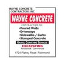 Wayne Concrete Contractors INC - Stone Products