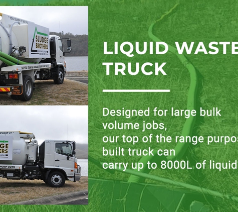 Sludge Brothers. Liquid Waste Truck