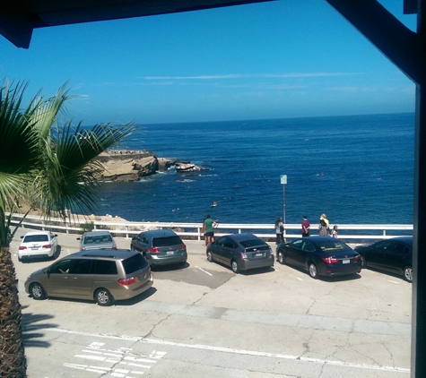 Brockton Villa Restaurant - La Jolla, CA. View from patio table.