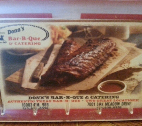 Donn's BBQ - Austin, TX